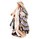Old shepherd with child for 10 cm Neapolitan Nativity Scene, terracotta and fabric s2