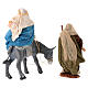 Flight into Egypt, h 12 cm, for Neapolitan Nativity Scene, terracotta s6