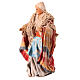 Old lady, terracotta and fabric, Neapolitan Nativity Scene with 12 cm characters s2