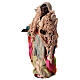 Moor woman, terracotta and fabric, Neapolitan Nativity Scene with 12 cm characters s3