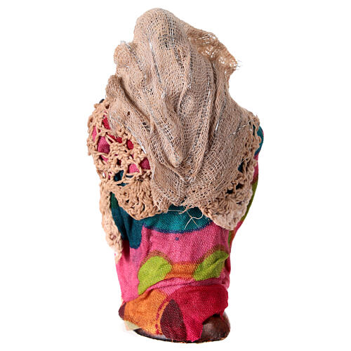 Donna mora 12 cm terracotta presepe napoletano 5