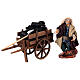 Coalman with cart, h 10 cm, Neapolitan Nativity Scene s1