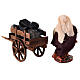 Coalman with cart, h 10 cm, Neapolitan Nativity Scene s4