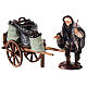 Chestnut seller with cart, h 10 cm, Neapolitan Nativity Scene s2