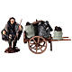 Carro castagne 10 cm presepe napoletano terracotta s3