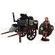 Carro castagne presepe napoletano 12 cm terracotta s1