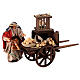 Carro venditore di uova 10 cm terracotta presepe napoletano s1