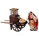 Carro venditore di uova 10 cm terracotta presepe napoletano s3