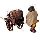 Cart with wine seller, h 10 cm, Neapolitan Nativity Scene s4