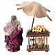 Stand with eggs and seller for 10 cm Neapolitan Nativity Scene s4