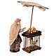 Peasant with egg stand 12 cm Neapolitan nativity scene s4