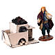 Scene with terracotta blacksmith for 12 cm Neapolitan Nativity Scene s2