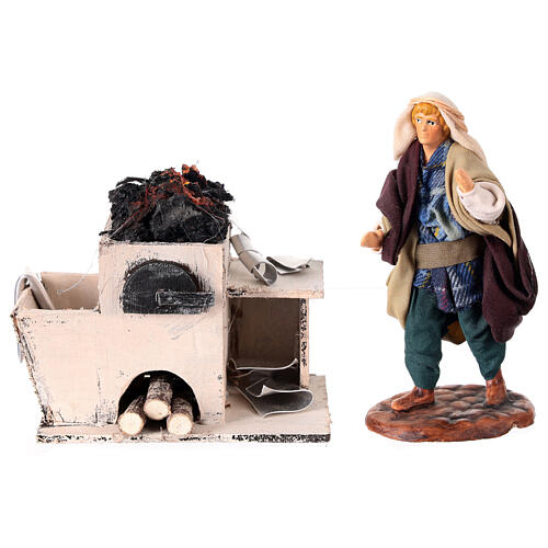 Escena herrero terracota h 12 cm belén napolitano 1