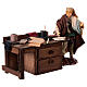 Cobbler with workstation h 12 cm terracotta Neapolitan nativity scene s3