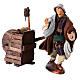 Terracotta figurine of knife-grinder, h 10 cm, Neapolitan Nativity Scene s3