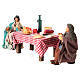 Well-laden table with two shepherd for 10 cm Neapolitan Nativity Scene s3