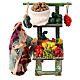 Banco frutta 6 cm presepe napoletano terracotta s1