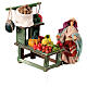 Banco frutta 6 cm presepe napoletano terracotta s4