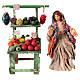 Fruit stall for Neapolitan Nativity Scene with 10 cm terracotta figurine s1