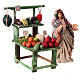 Banco frutta terracotta presepe napoletano 10 cm s3