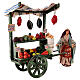 Carrito frutas belén napolitano 12 cm terracota s2