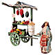 Neapolitan nativity scene fruit wagon 12 cm terracotta s3