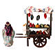 Neapolitan nativity scene fruit wagon 12 cm terracotta s4