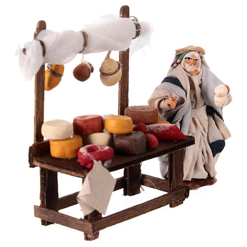 Banco salumi 6 cm presepe napoletano terracotta 3