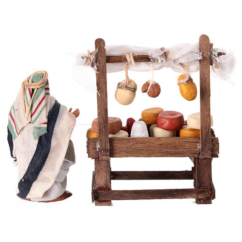 Banco salumi 6 cm presepe napoletano terracotta 4