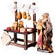 Charcuterie stall for Neapolitan Nativity Scene with 10 cm terracotta figurine s3