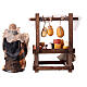 Charcuterie stall for Neapolitan Nativity Scene with 10 cm terracotta figurine s4