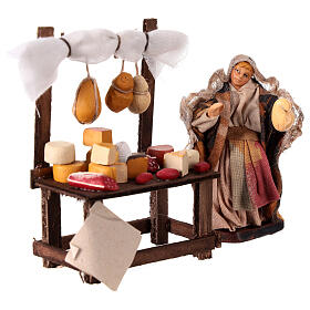 Banco salumi terracotta h 10 cm presepe napoletano