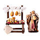 Banco salumi terracotta h 10 cm presepe napoletano s1