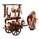 Charcuterie cart with seller, 10 cm terracotta Neapolitan Nativity Scene s2