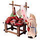 Étal viande terre cuite 6 cm crèche napolitaine s2