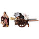 Neapolitan nativity scene sweeper wagon 12 cm terracotta s3