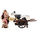 Terracotta street sweeper wagon h 10 cm Neapolitan nativity scene s3