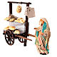 Bread cart for 10 cm Neapolitan Nativity Scene s3