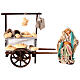 Bread wagon 10 cm Neapolitan terracotta nativity scene s1