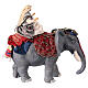 Arab man on a decorated elephant for 10 cm Neapolitan Nativity Scene s5