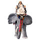 Homme arabe sur éléphant décoré crèche napolitaine 10 cm s2