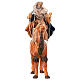 White Wise Man on a camel for 10 cm Neapolitan Nativity Scene s3