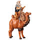 White Wise Man on a camel for 10 cm Neapolitan Nativity Scene s4