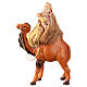 Wise Man with open arms on a camel for 10 cm Neapolitan Nativity Scene s1