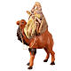 Wise Man with open arms on a camel for 10 cm Neapolitan Nativity Scene s3