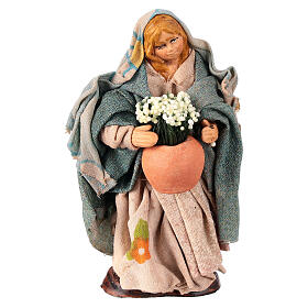 Femme fleuriste crèche napolitaine 10 cm