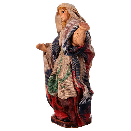 Kobieta z amforą figurka do szopki neapolitańskiej 10 cm 2