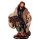 Peasant with grapes for 10 cm Neapolitan Nativity Scene s1