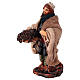 Peasant with grapes for 10 cm Neapolitan Nativity Scene s2