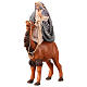 Arab man on a camel for 12 cm Neapolitan Nativity Scene s2